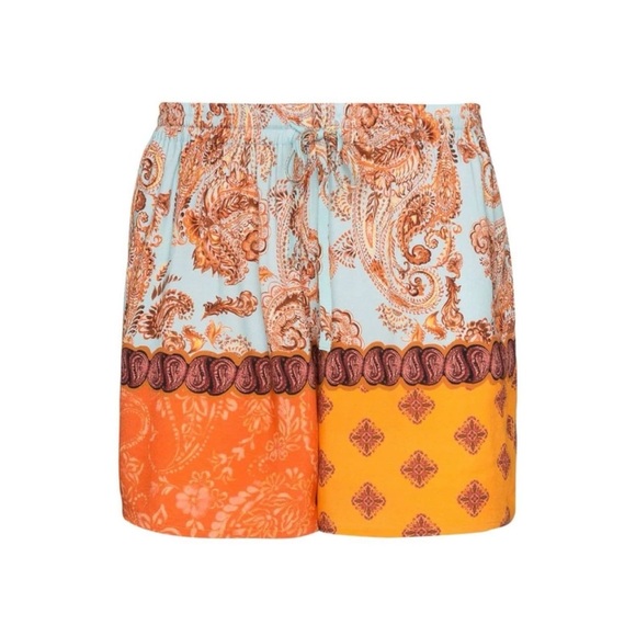 ESTEBAN CORTAZAR PAISLEY SHORTS